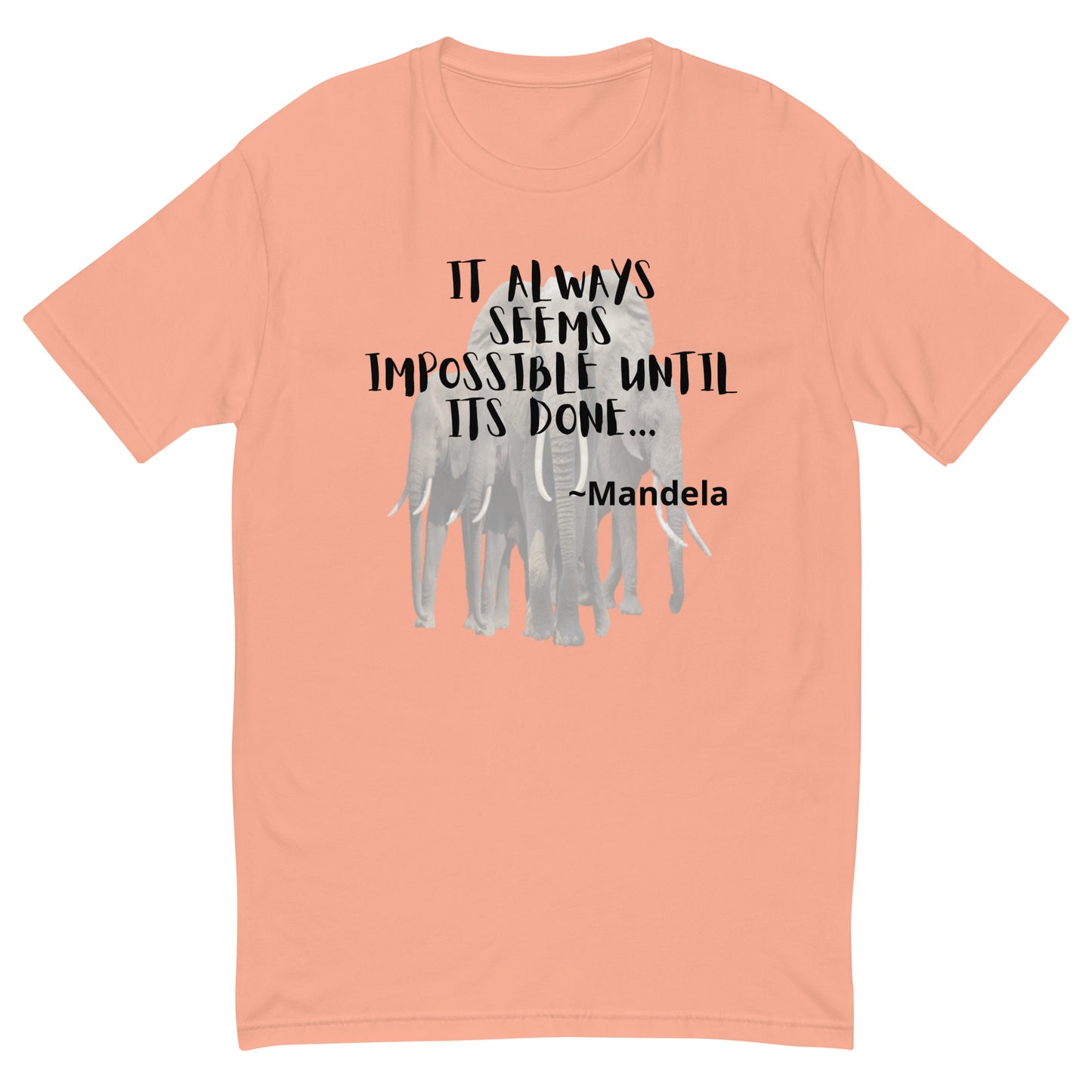 Quote By The Great Leader Nelson Mandela (Sleeve T-shirt)