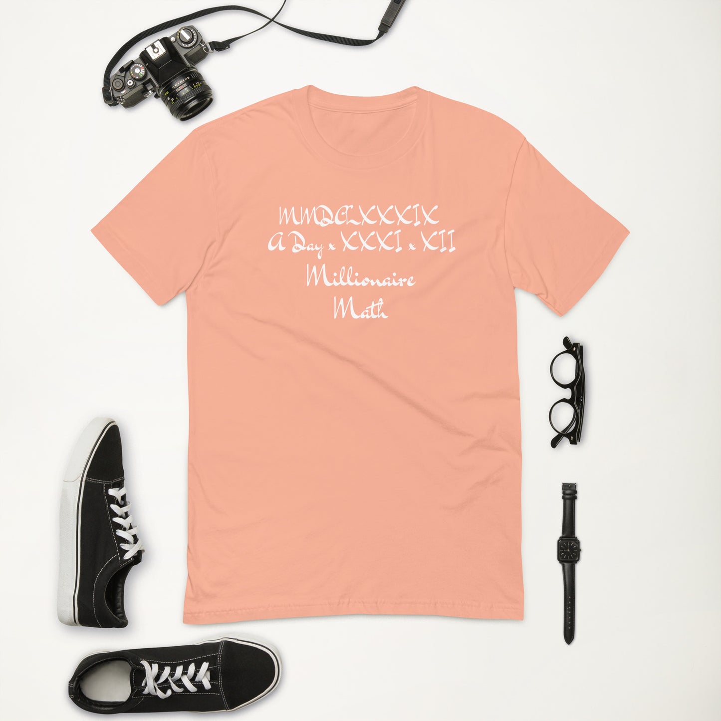 Roman Numeral Millionaire Math (Short Sleeve Tee)