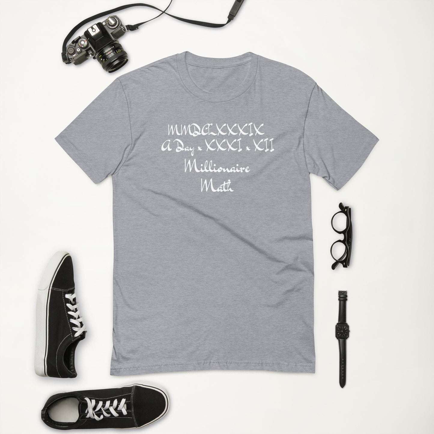 Roman Numeral Millionaire Math (Short Sleeve Tee)