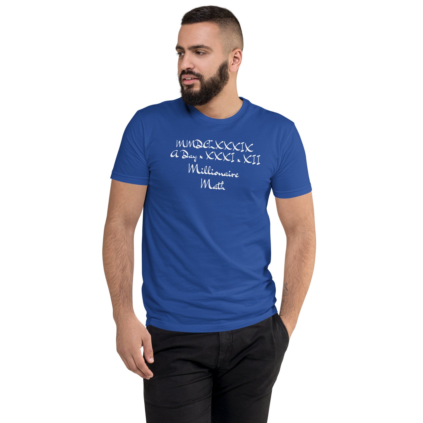 Roman Numeral Millionaire Math (Short Sleeve Tee)