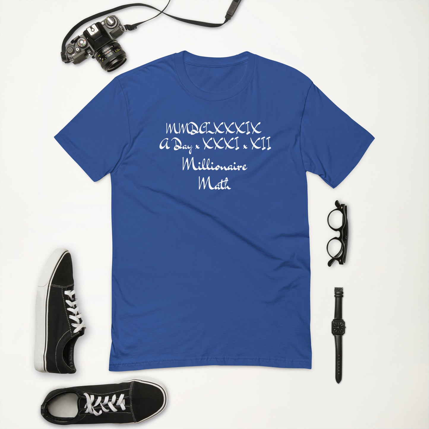 Roman Numeral Millionaire Math (Short Sleeve Tee)